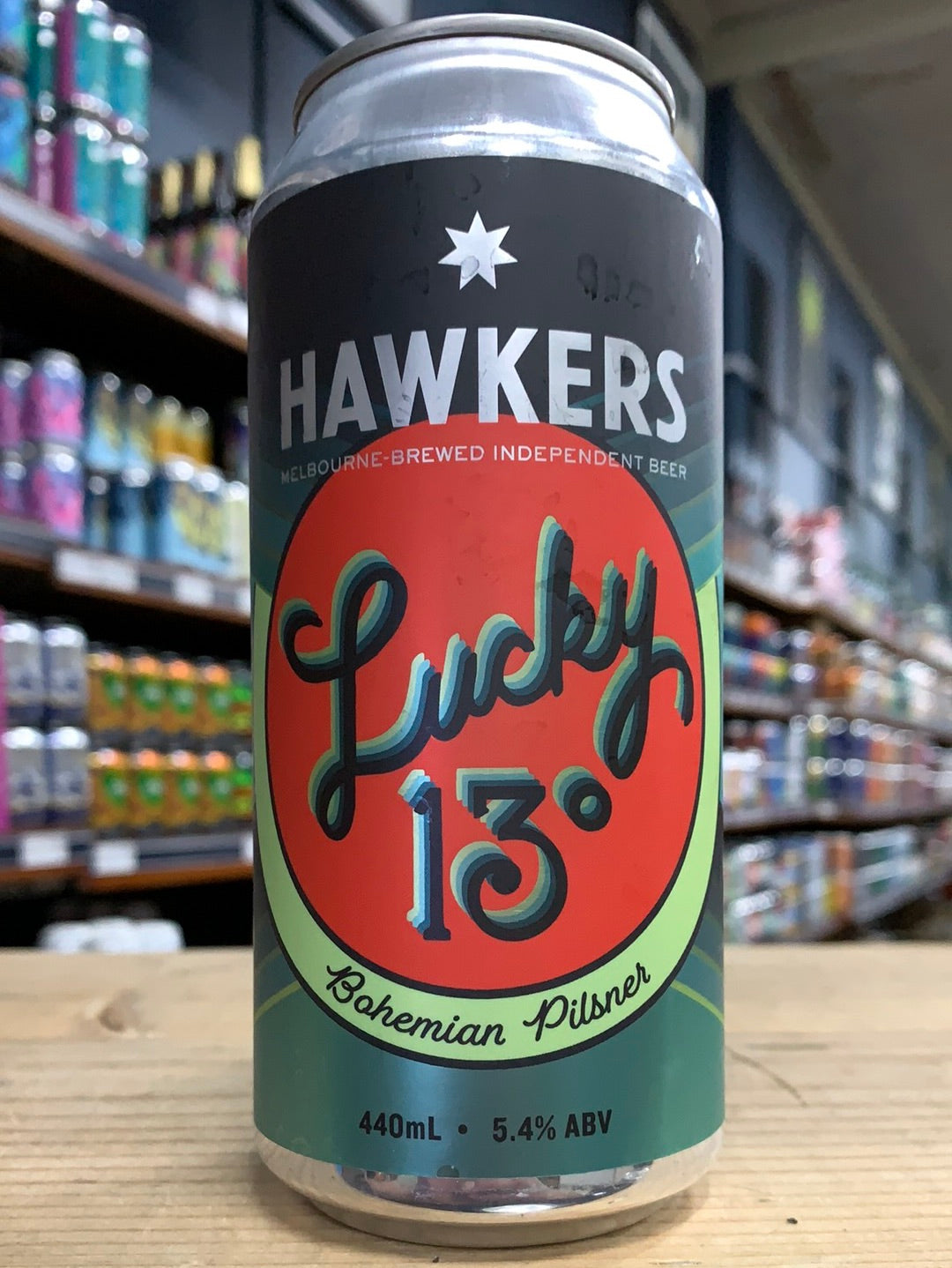 Hawkers Lucky Thirteen Bohemian Pilsner 440ml Can