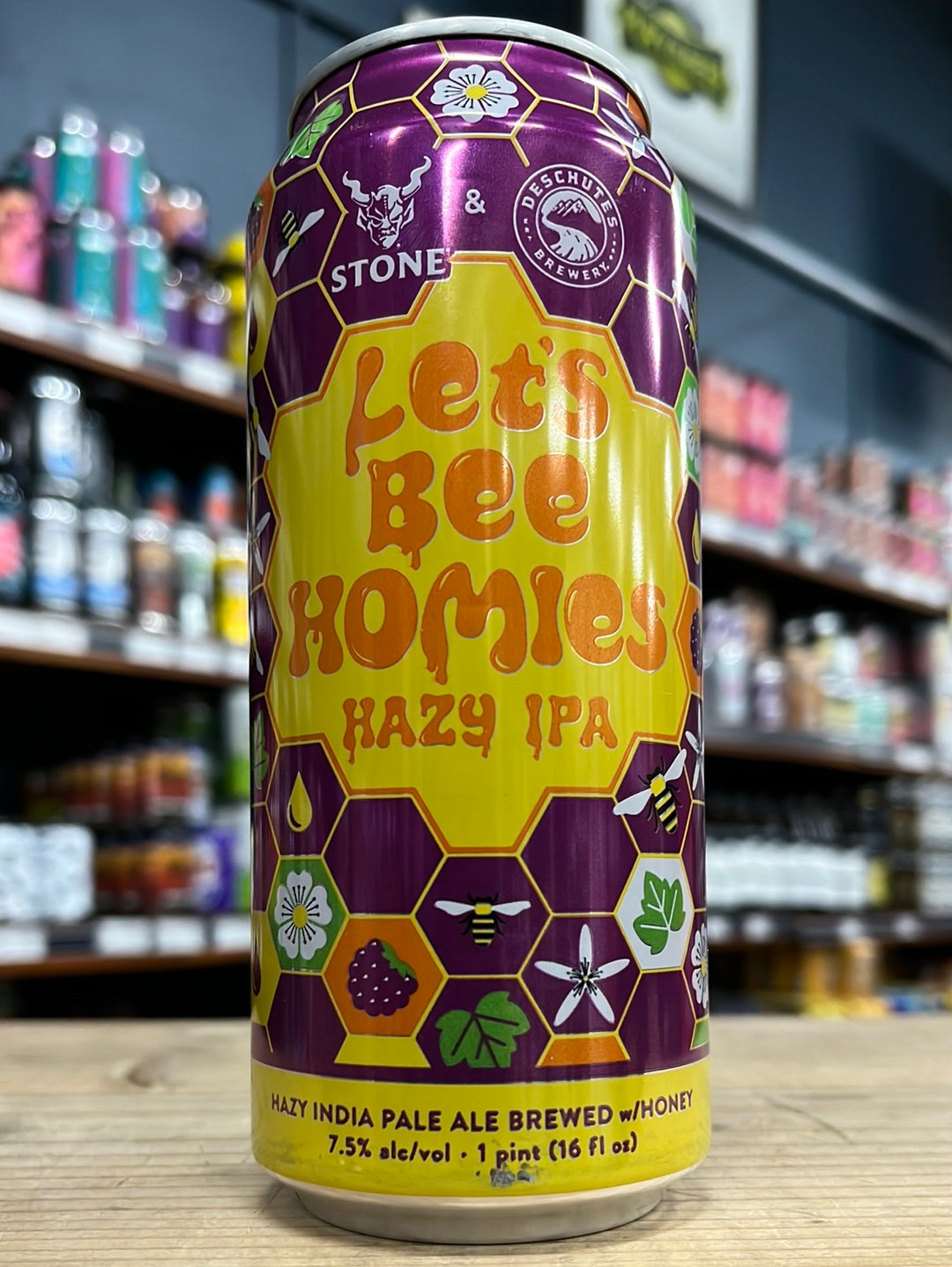 Stone X Deschutes Let's Bee Homies Hazy IPA 473ml Can