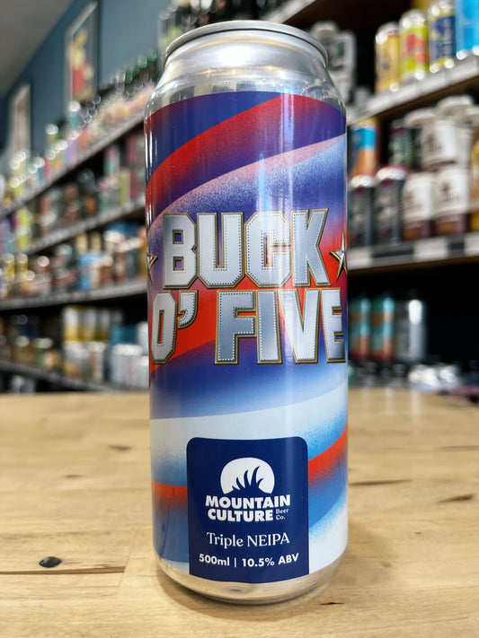 Mountain Culture Buck O'Five Triple NEIPA 500ml Can