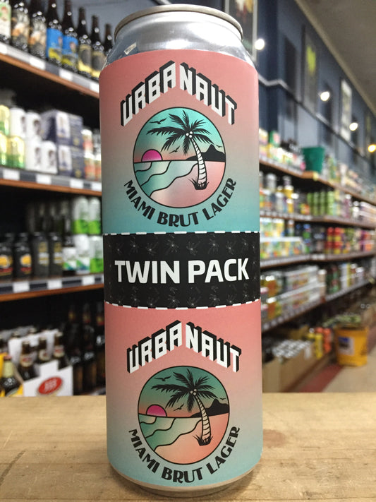 Urbanaut Twin Pack Miami Brut Lager 2 x 250ml Can