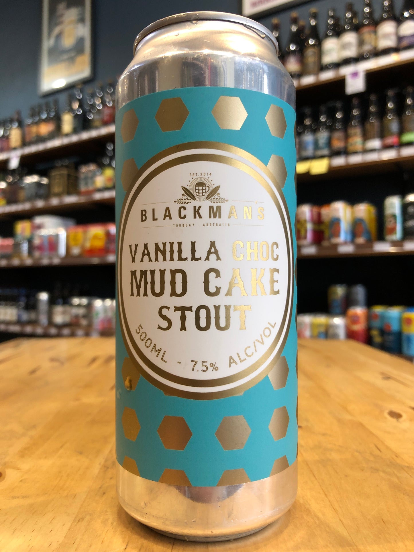 Blackman's Vanilla Choc Mud Cake Stout 500ml Can