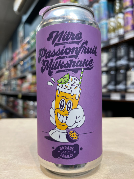 Garage Project Nitro Double Passionfruit Lime Milkshake IPA 440ml Can