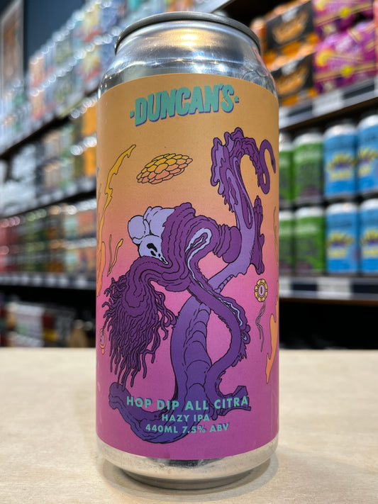 Duncans Hop Dip All Citra Hazy IPA 440ml Can