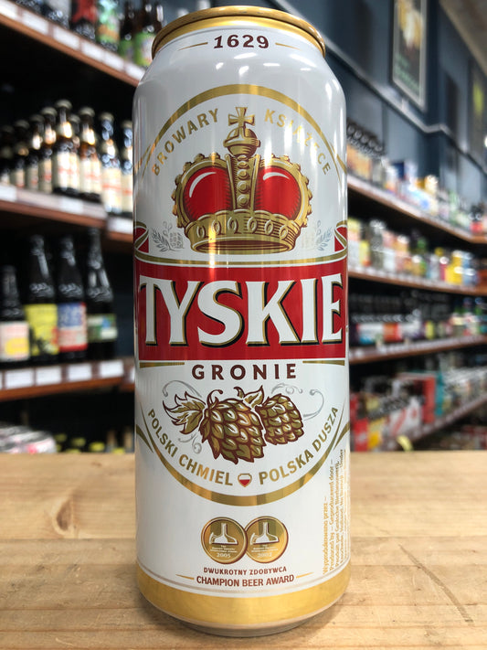 Tyskie Gronie Premium Lager 500ml Can