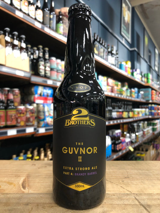 2 Brothers The Guvnor II Part 4: V.S.O.P Brandy Barrel Aged Extra Strong Ale 330ml