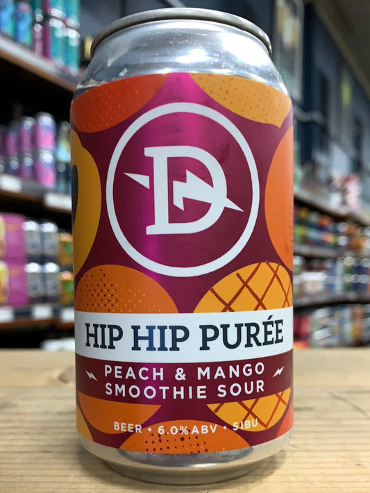 Dainton Hip Hip Puree Peach Mango Smoothie Sour 355ml Can