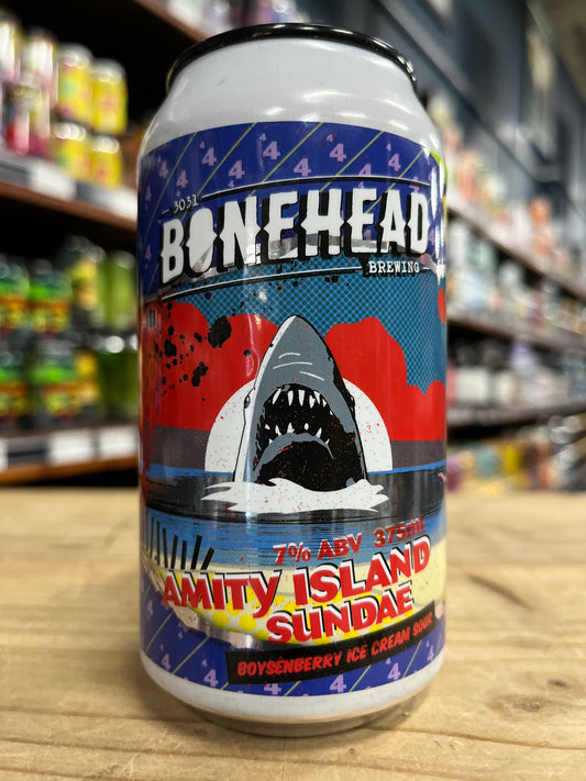 Bonehead Amity Island Sundae Imperial Ice Cream Sour B'Day Ed. 375ml Can