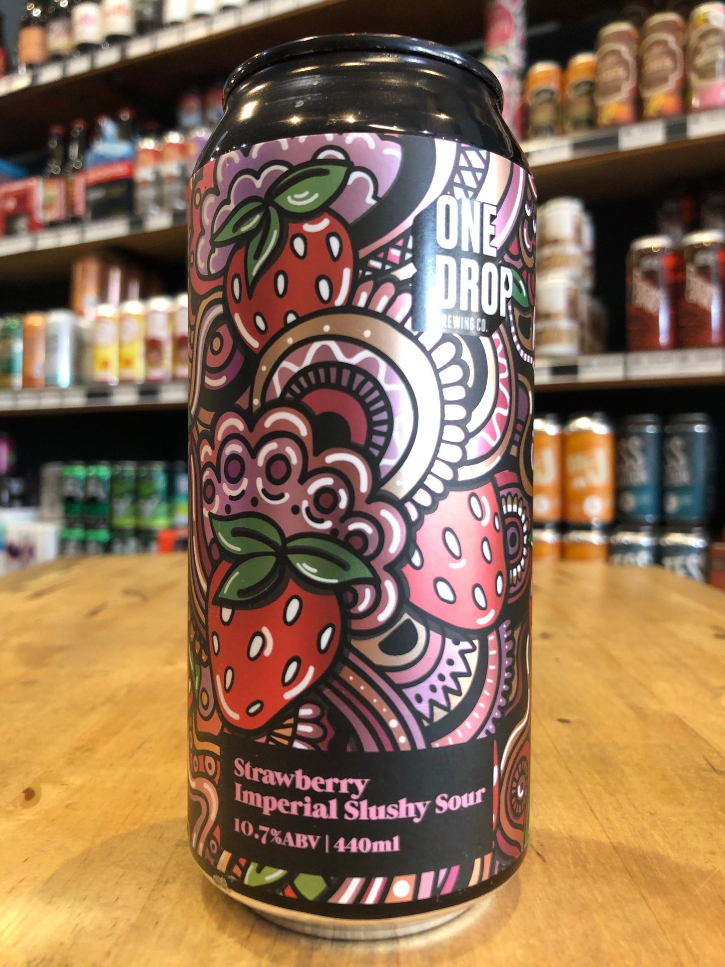 One Drop Strawberry Imperial Slushy Sour 440ml Can