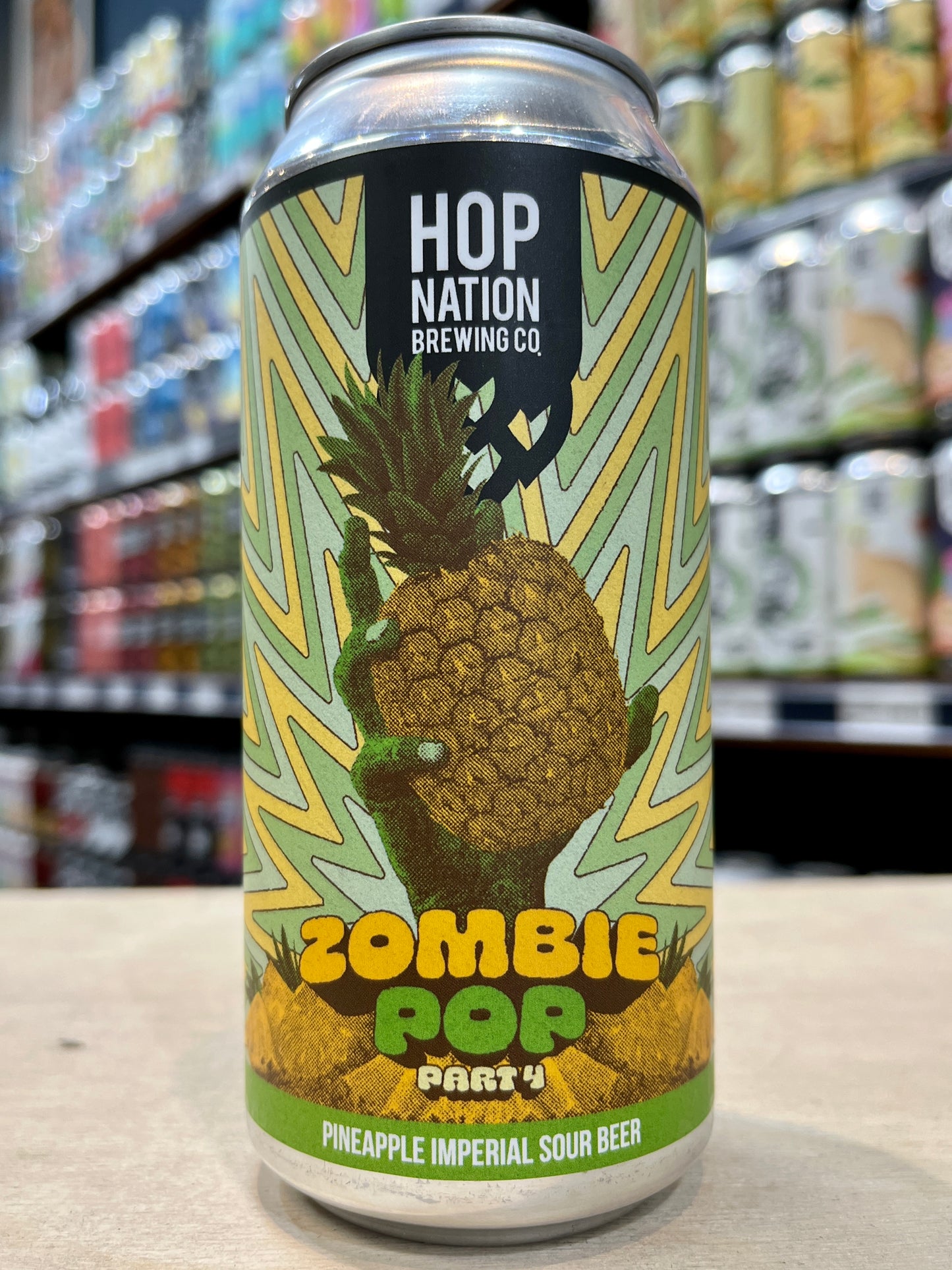 Hop Nation Zombie Pop Part 4 Pineapple Imperial Sour 440ml Can