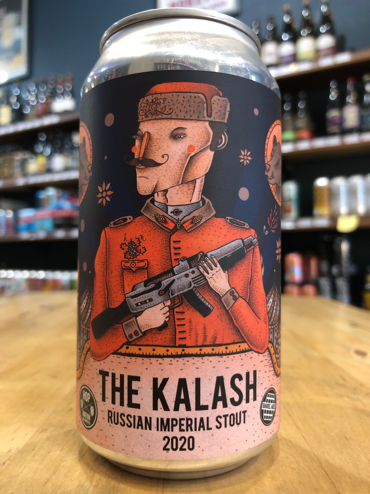 Hop Nation The Kalash Russian Imperial Stout 2020 375ml Can