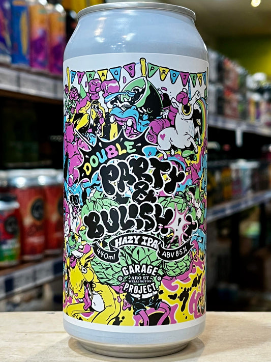 Garage Project Double Party & Bullshi!t Hazy IPA 440ml Can