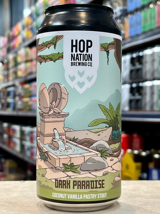 Hop Nation Dark Paradise Coconut Vanilla Pastry Stout 440ml