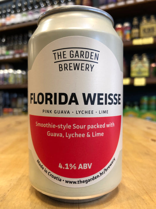 The Garden Florida Weisse - Pink Guava, Lychee & Lime 330ml Can