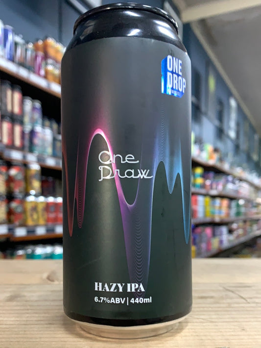 One Drop One Draw Hazy IPA 440ml Can