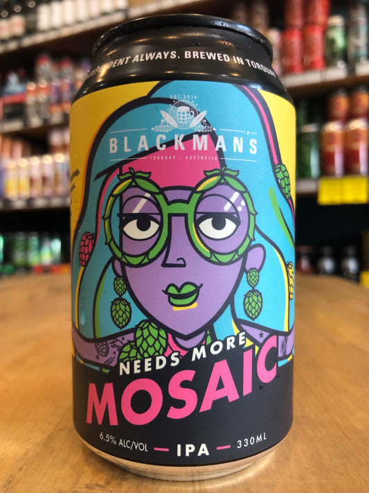 Blackman's Needs More Mosaic IPA 330ml Can