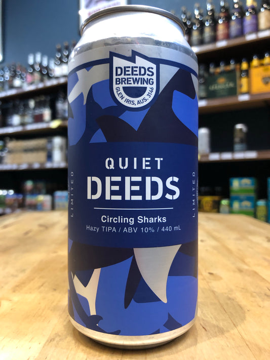 Quiet Deeds Circling Sharks Hazy TIPA 440ml Can