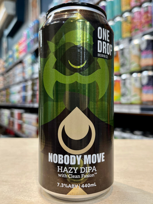 One Drop Nobody Move Hazy DIPA 440ml Can