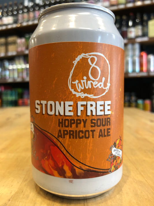 8 Wired Stone Free Apricot Sour 330ml Can