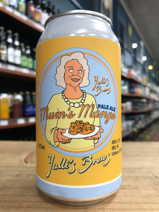 Yulli's Mum's Mango Pale Ale 375ml Can