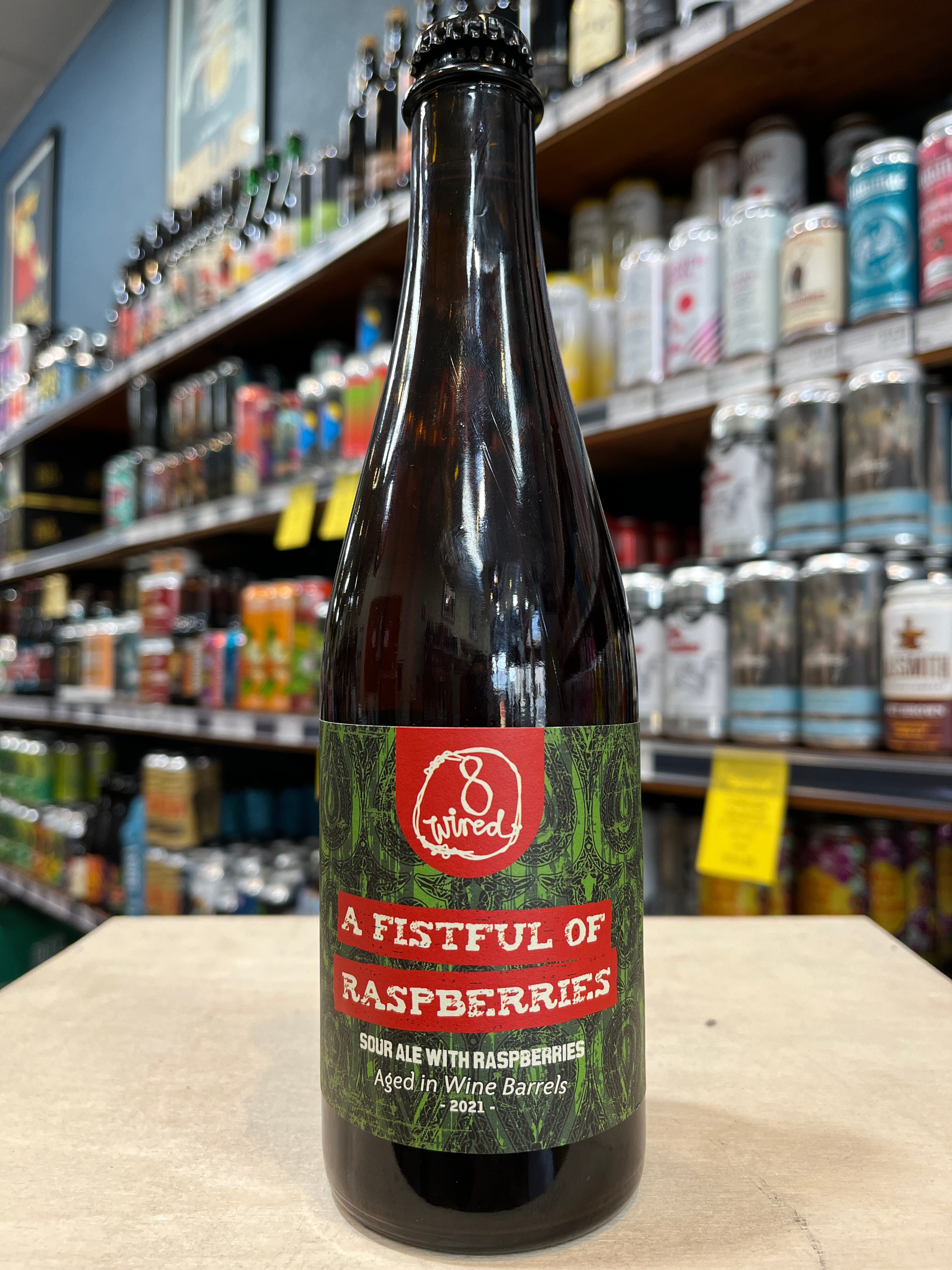 8 Wired A Fistful Of Raspberries Sour Ale 500ml - Purvis Beer