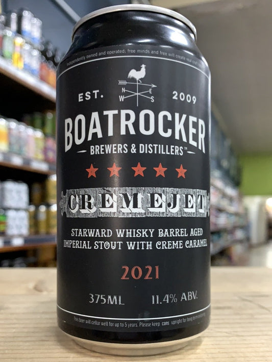 Boatrocker Cremejet 2021 375ml Can - Limit 1 Per Customer