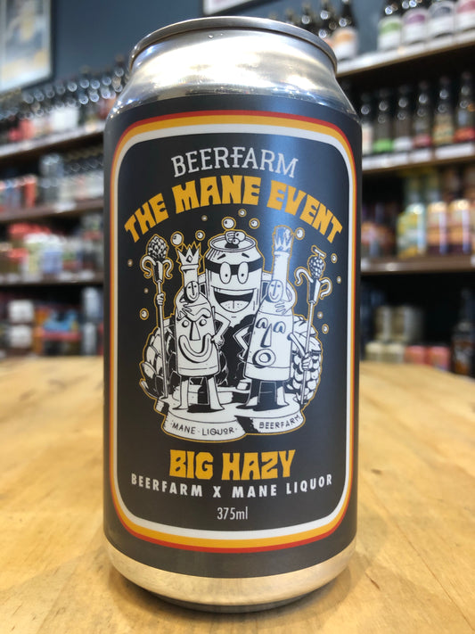 Beerfarm The Mane Event Big Hazy 375ml Can