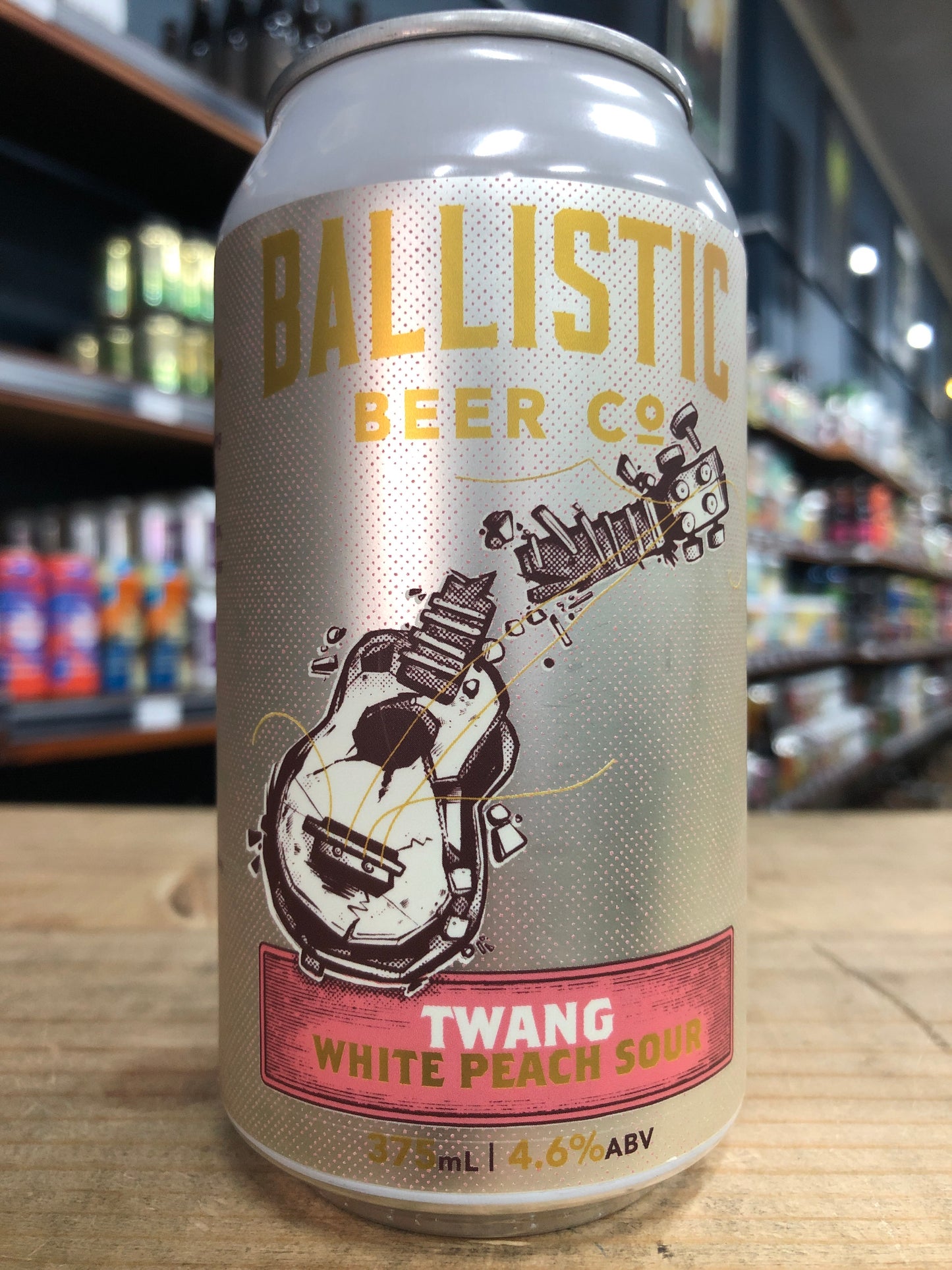 Ballistic Twang White Peach Sour 375ml Can