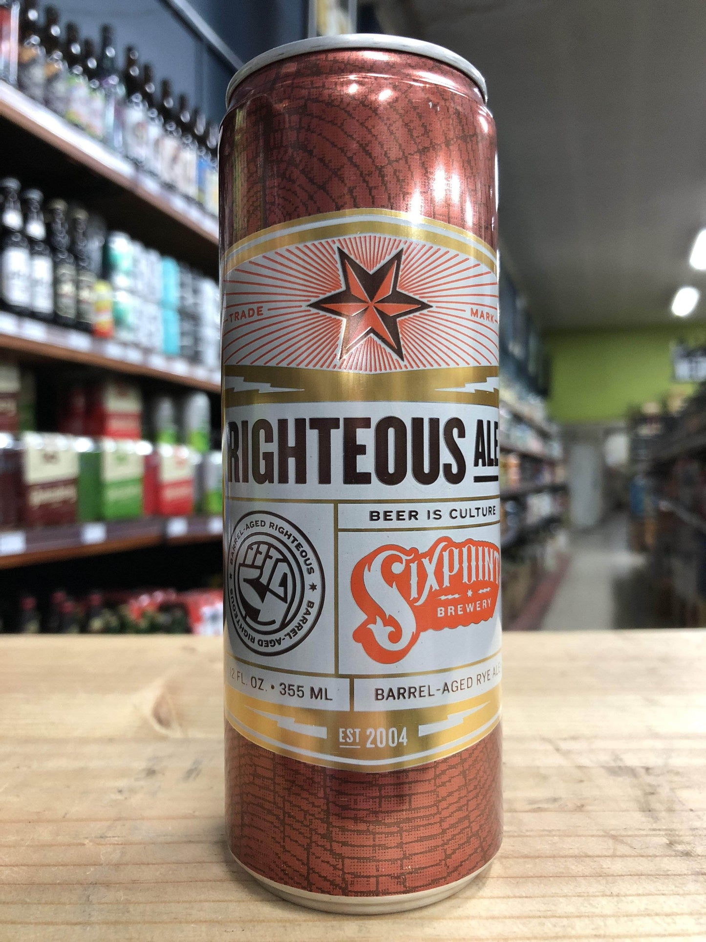 Sixpoint Barrel Aged Righteous Ale 355ml Can