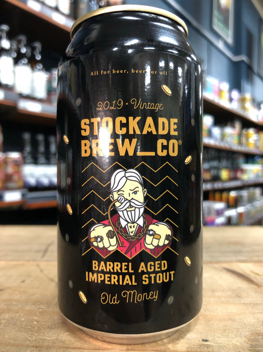 Stockade Old Money Barrel-Aged Imperial Stout 375ml Can