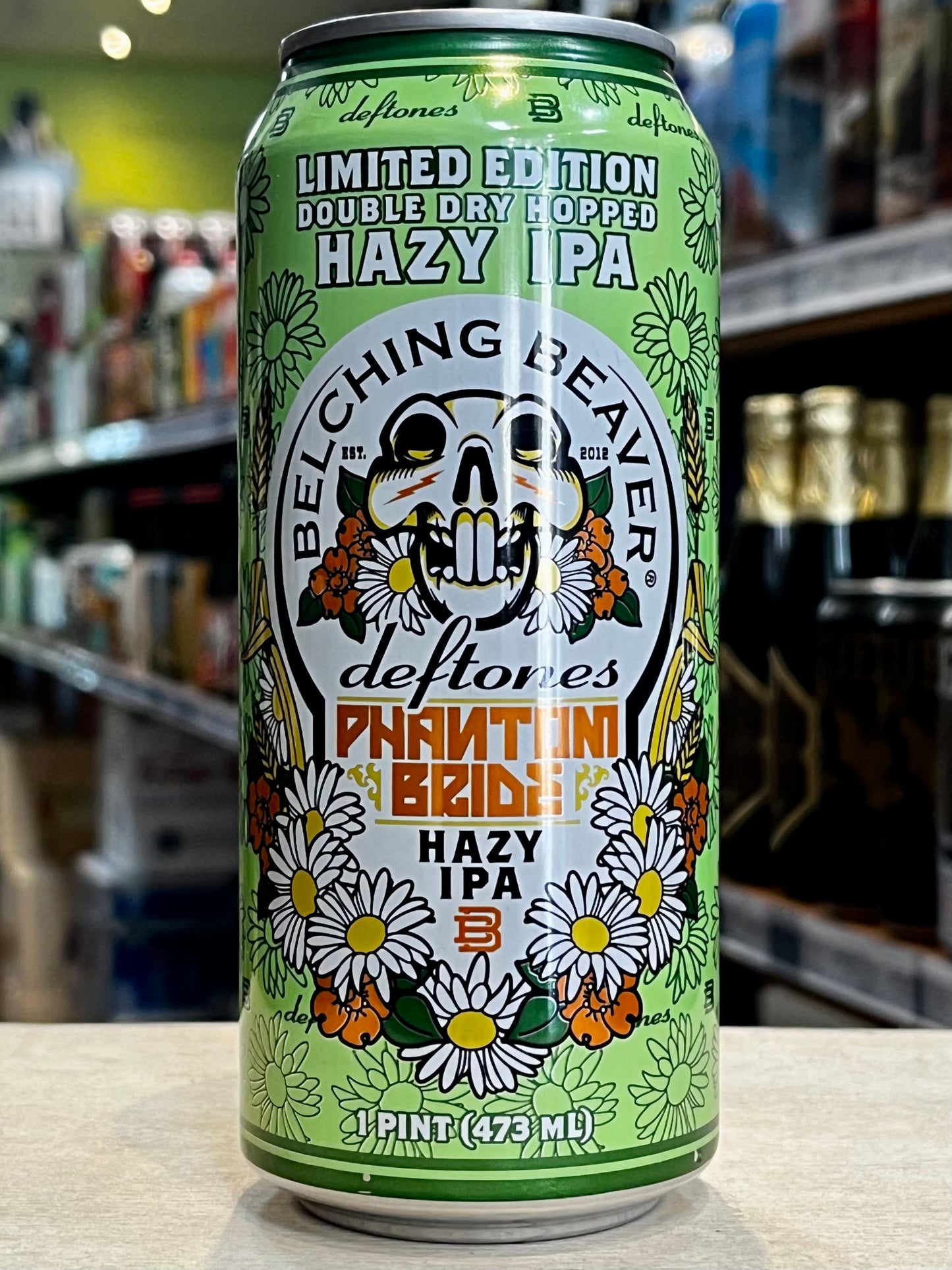 Belching Beaver Hazy Phantom Bride DDH Hazy IPA 473ml Can