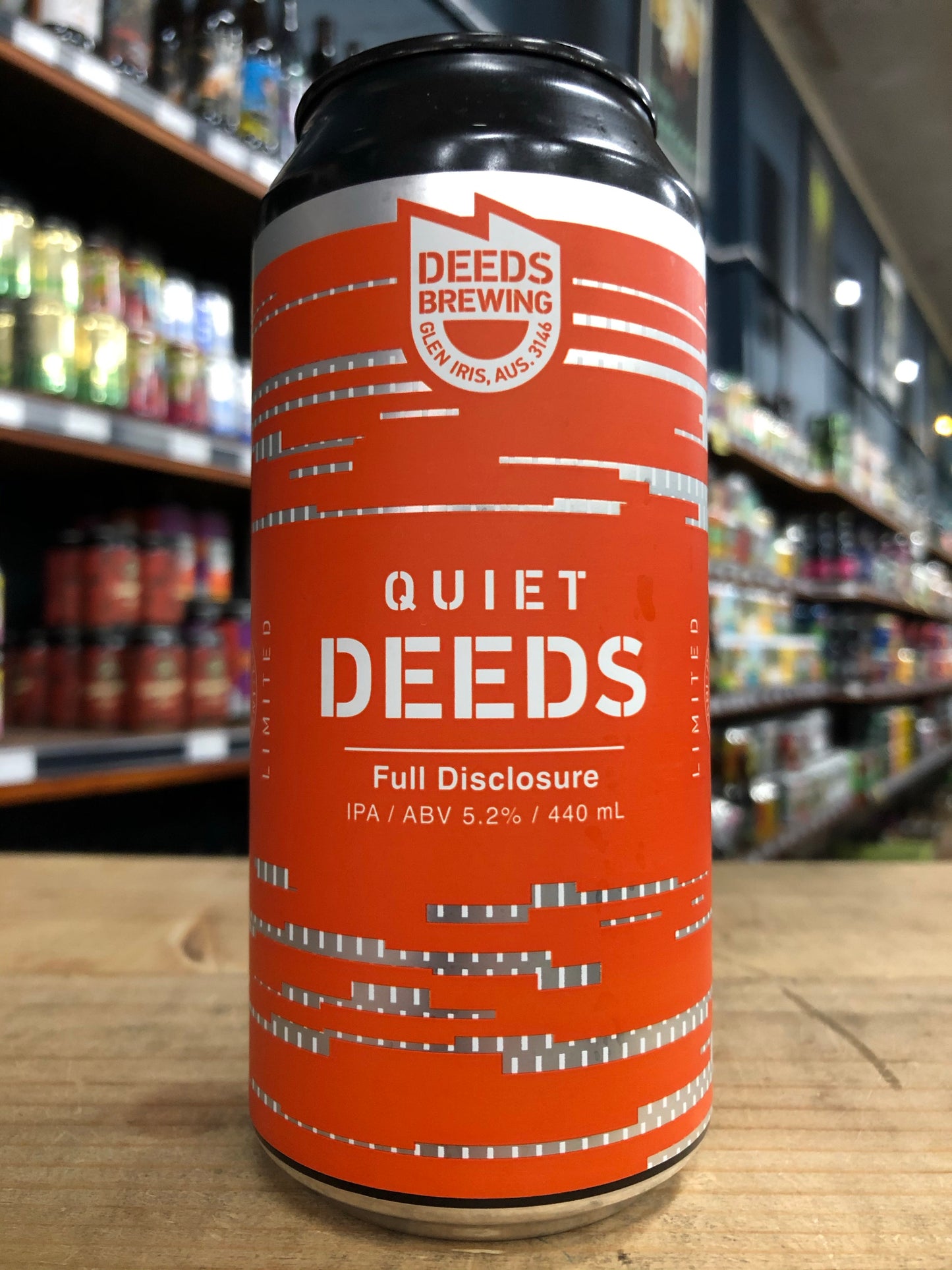 Quiet Deeds Full Disclosure IPA 440ml Can