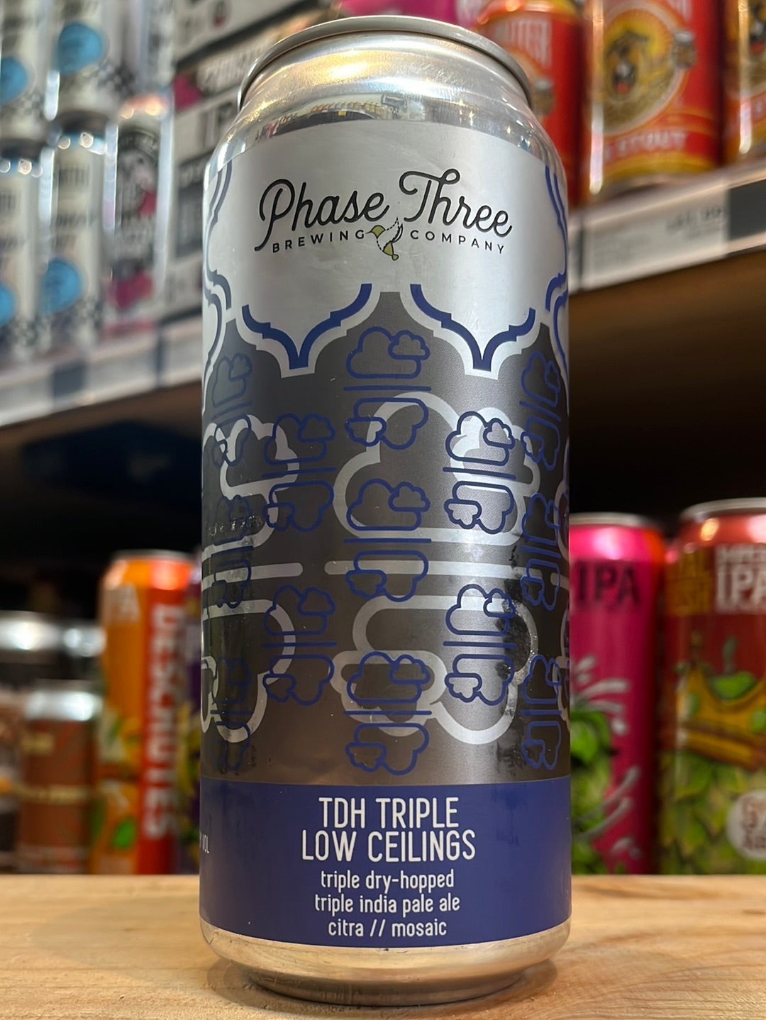 Phase Three TDH Triple Low Ceilings Triple IPA 473ml Can