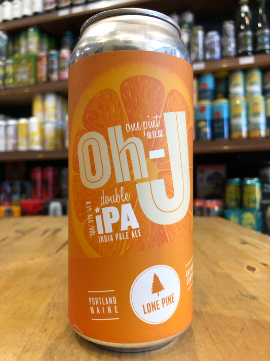 Lone Pine Oh-J Double IPA 473ml Can