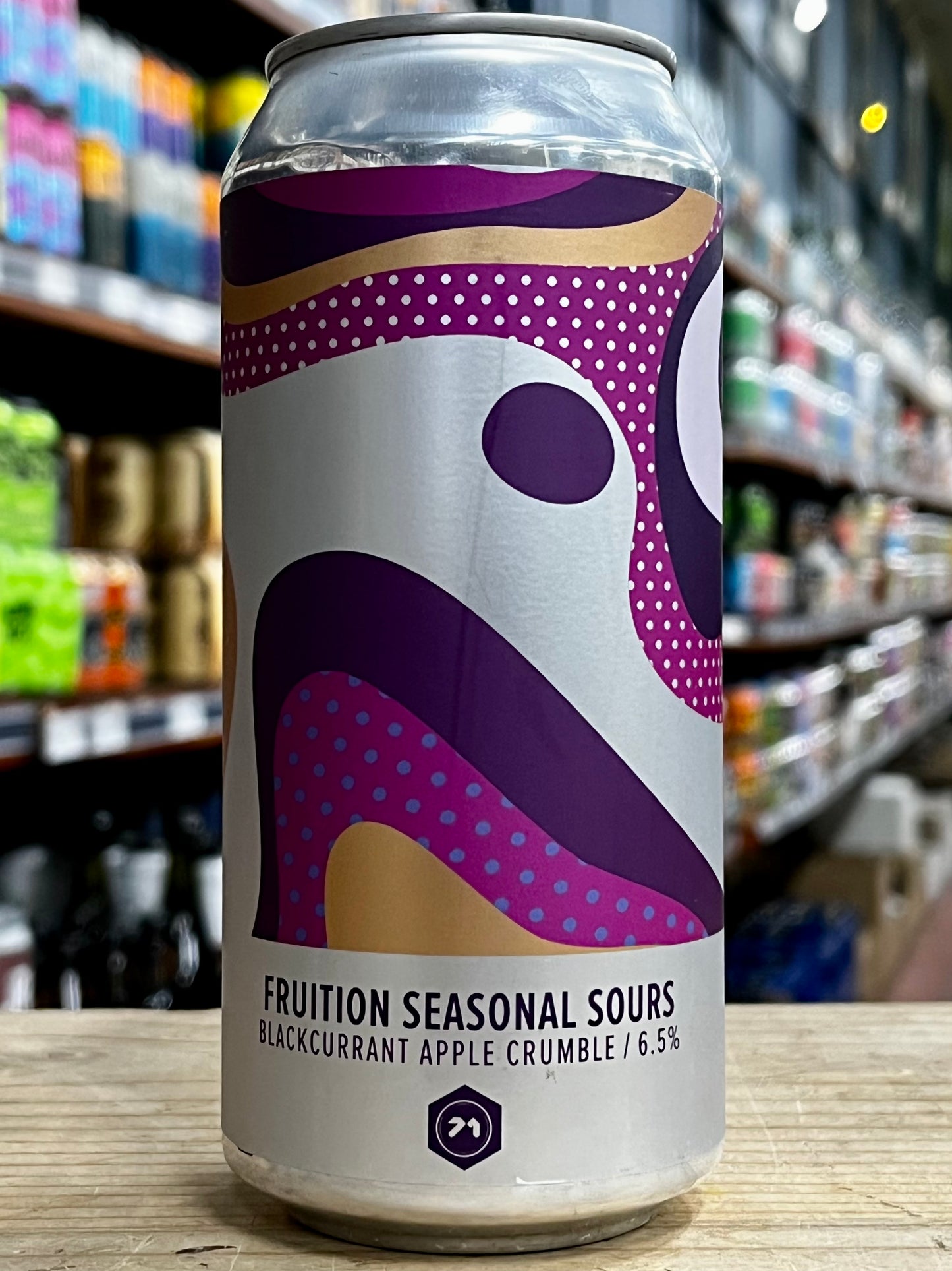 71 Brewing Blackcurrant Apple Crumble Smoothie Sour 440ml Can