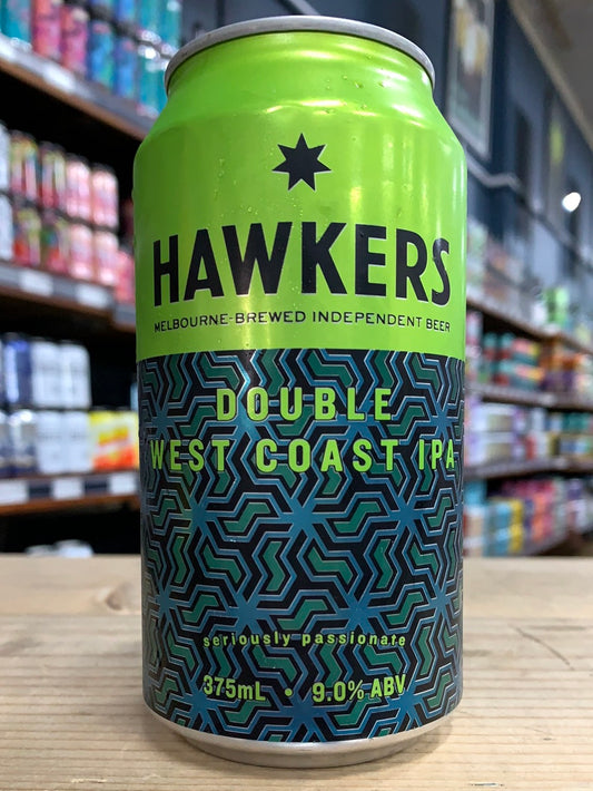 Hawkers Double West Coast IPA 375ml Can