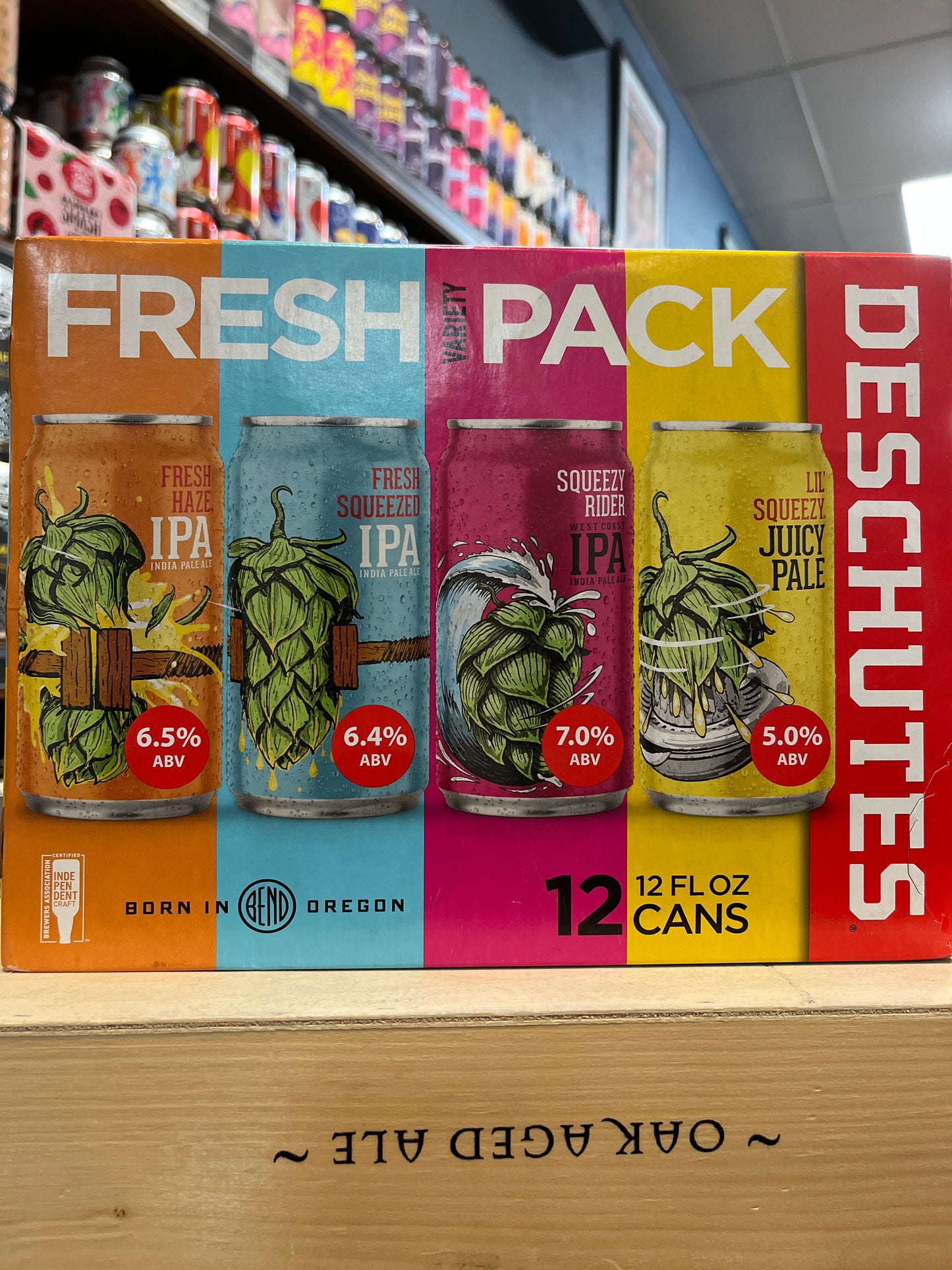 Deschutes Fresh Variety Pack 12x 355ml Can