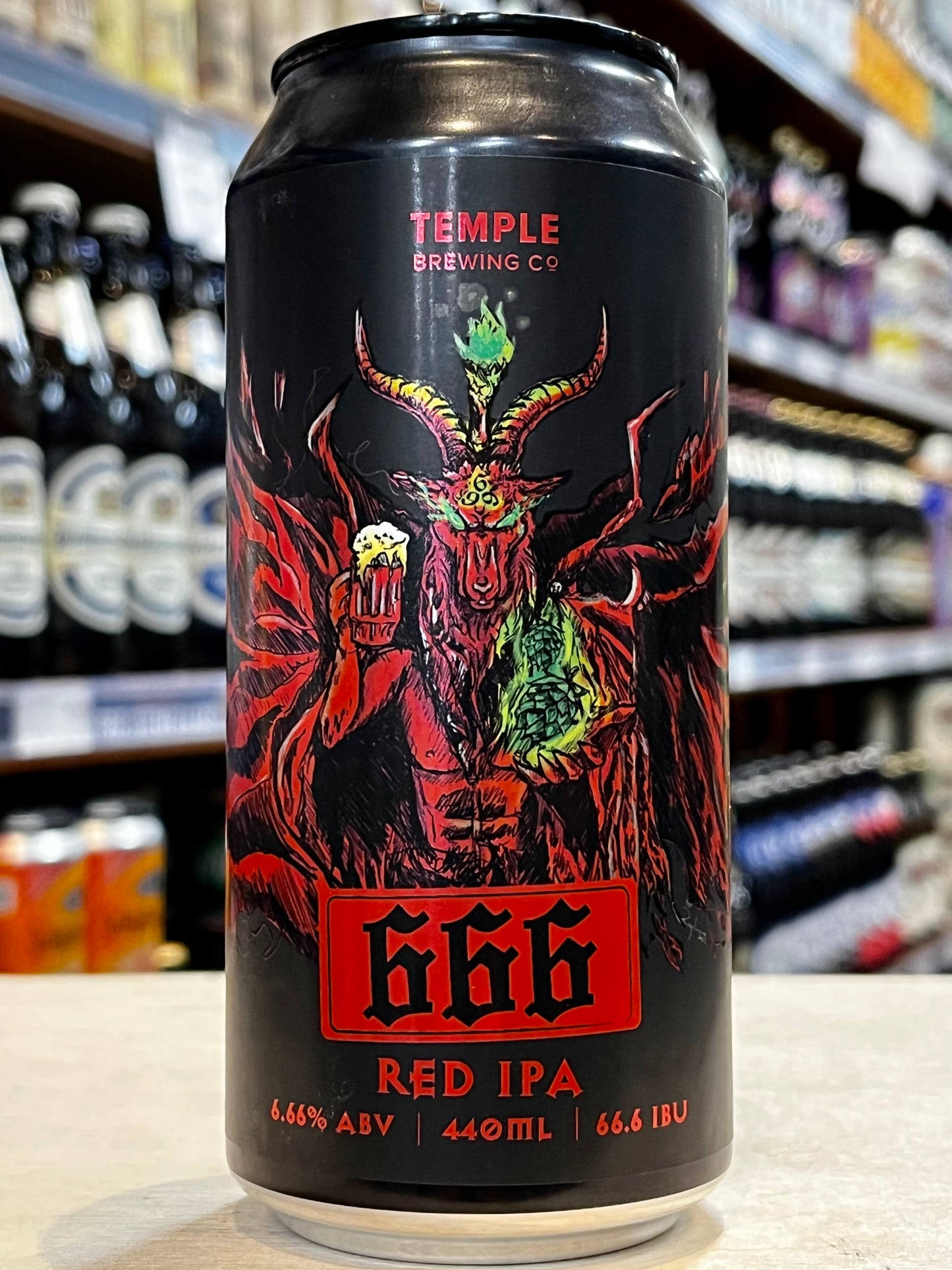 Temple 666 Red IPA 440ml Can