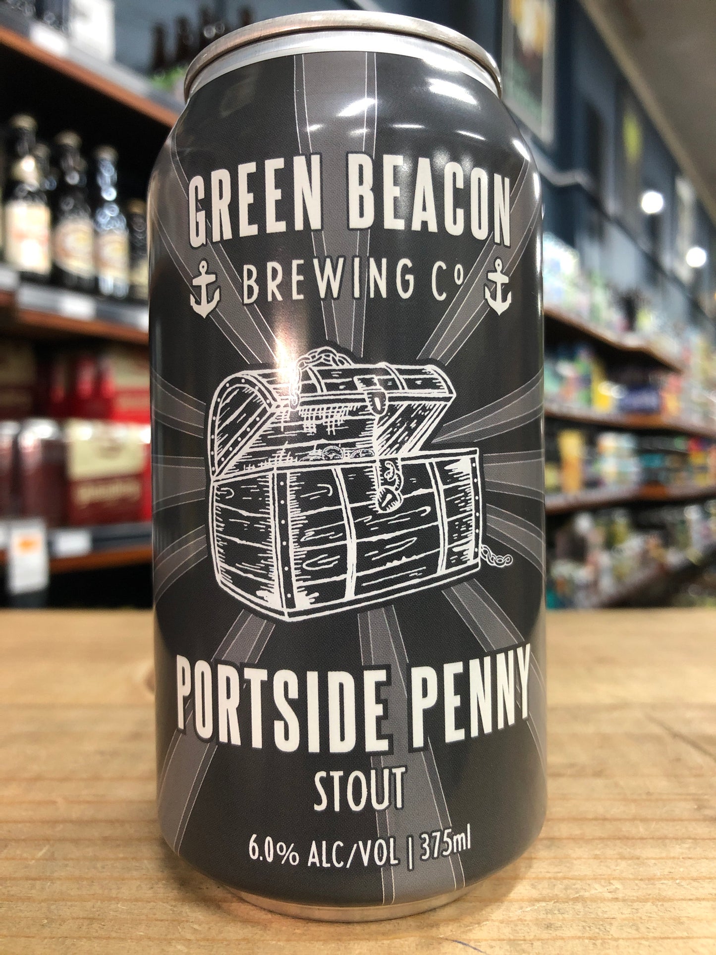 Green Beacon Portside Penny Stout 375ml Can