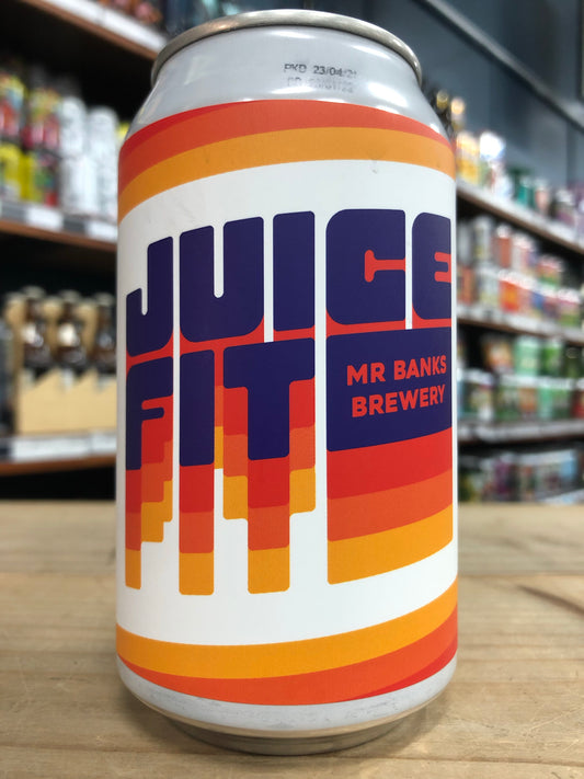 Mr Banks Juice Fit Juicy DDH IPA 355ml Can