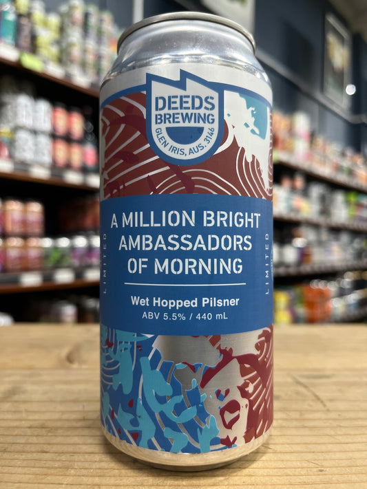 Deeds A Million Bright Ambassadors Of Morning Pilsner 440ml Can