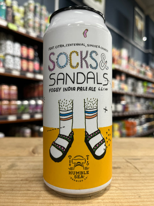 Humble Sea Socks And Sandals NEIPA 473ml Can