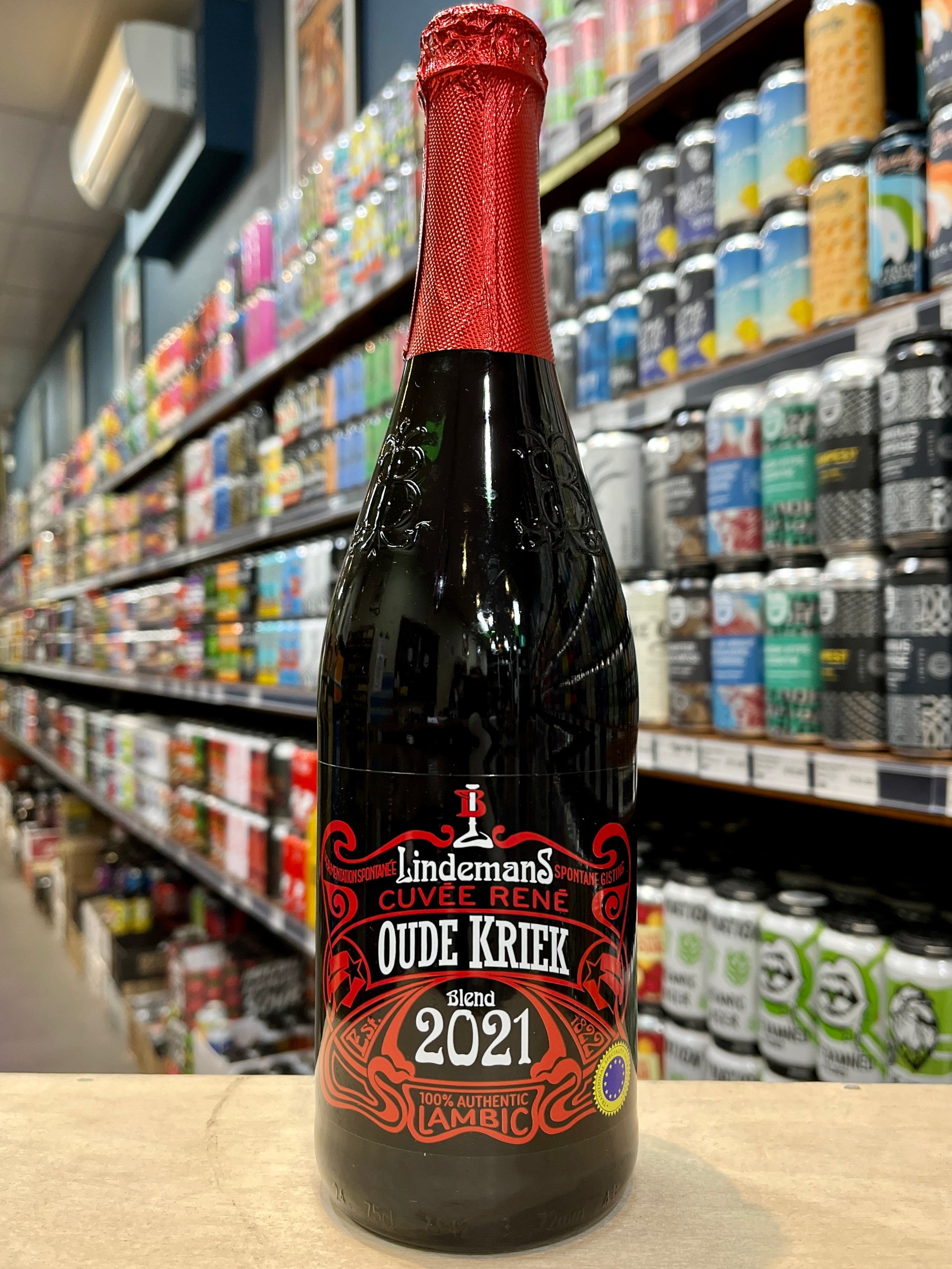 Lindemans Kriek Cuvee Rene Lambic 750ml - Purvis Beer