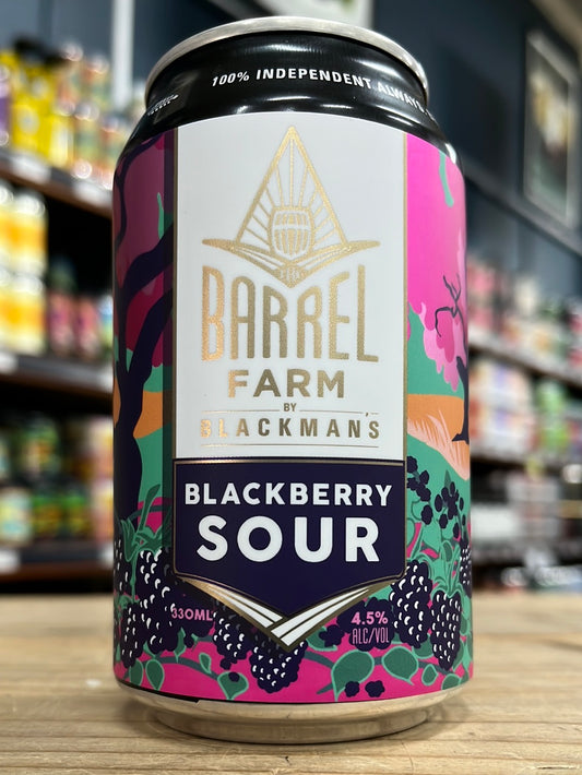 Blackman's Barrel Farm Blackberry Sour 330ml Can