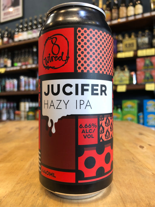 8 Wired Jucifer Hazy IPA 440ml Can