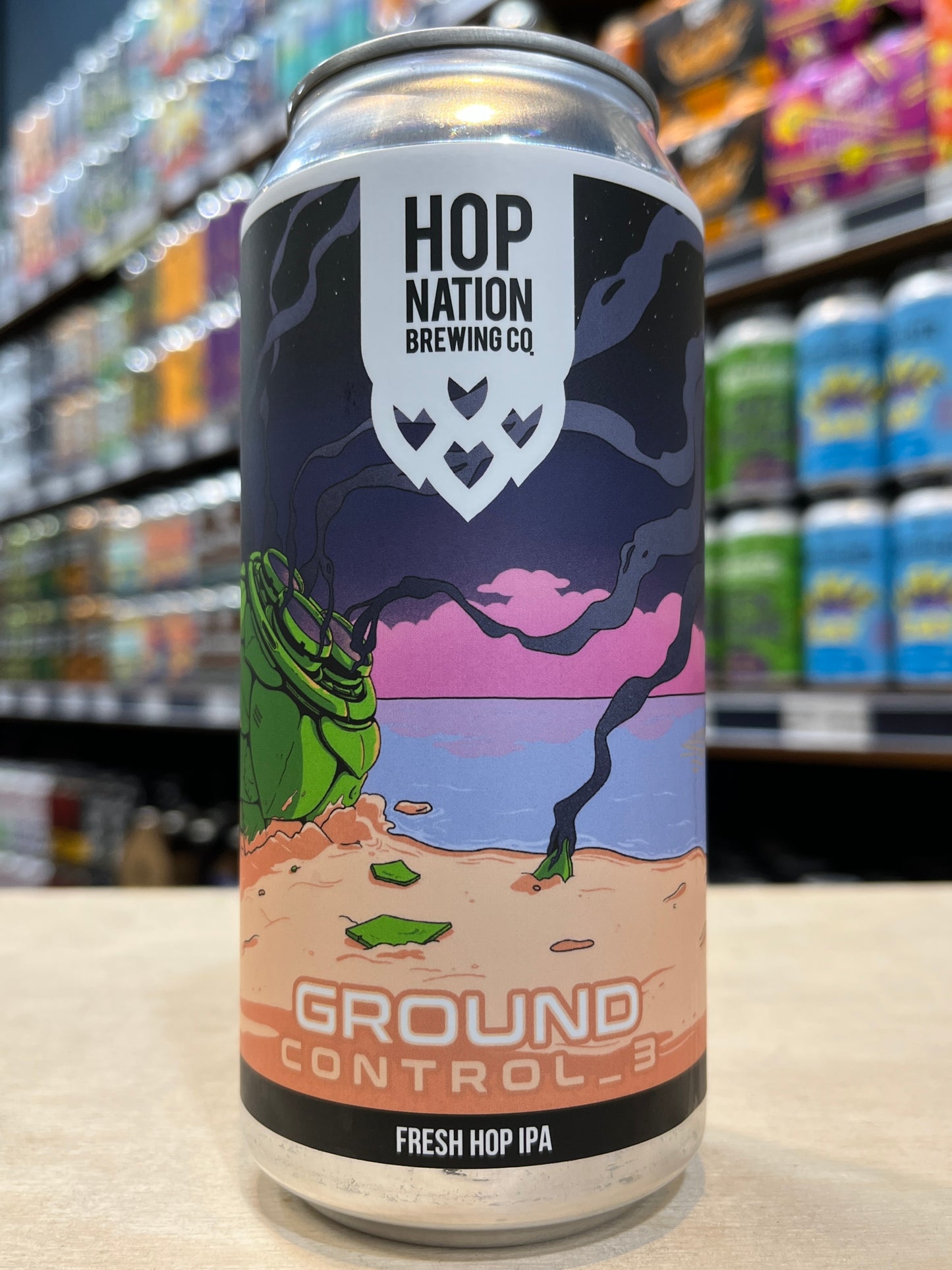 Hop Nation Ground Control 3 Fresh Hop IPA 440ml Can