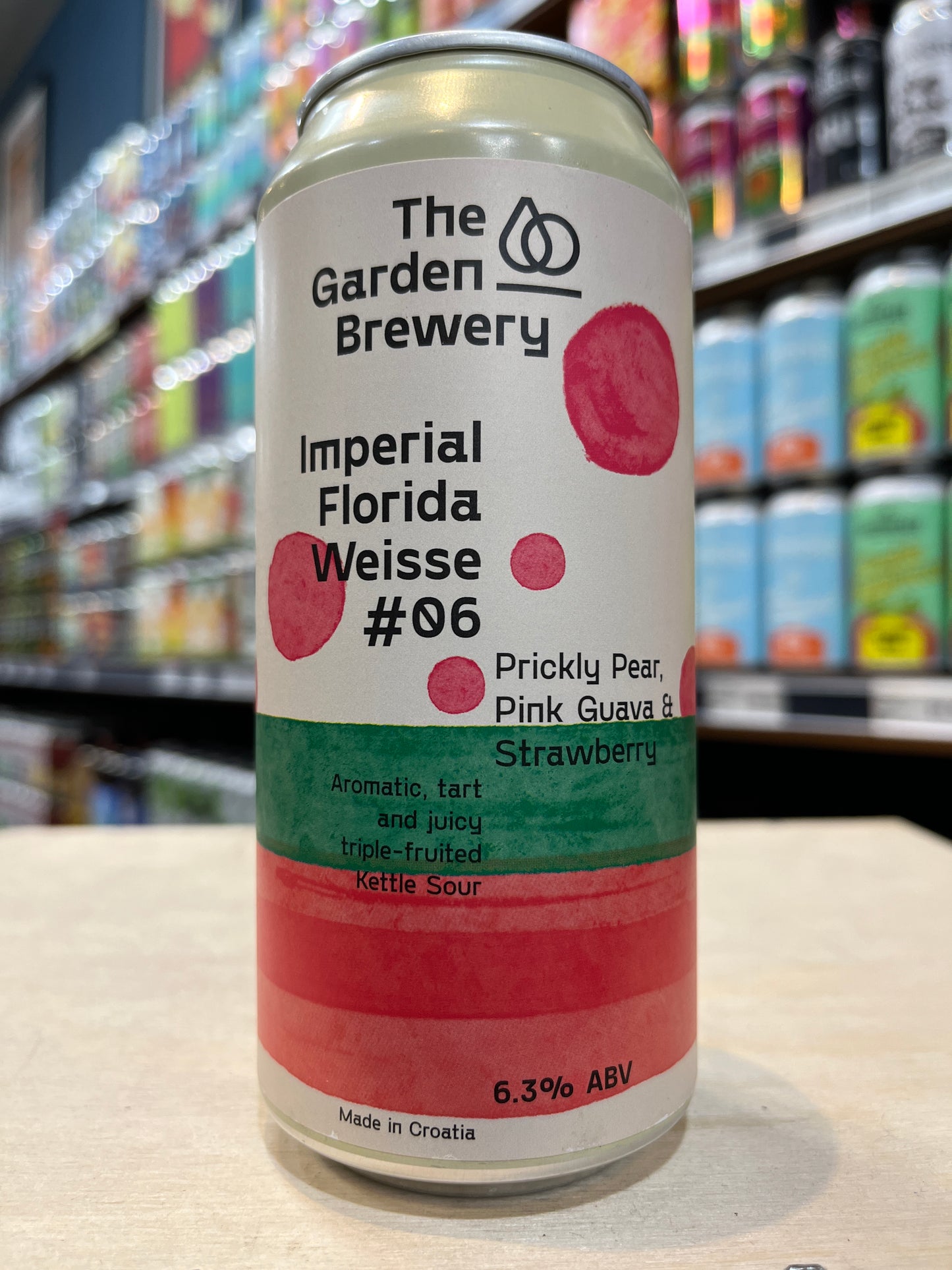 The Garden Imperial Florida Weisse #6 Prickly Pear, Pink Guava & Strawberry 440ml Can