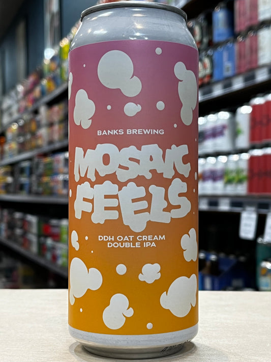 Banks Mosaic Feels DDH Oat Cream DIPA 500ml Can