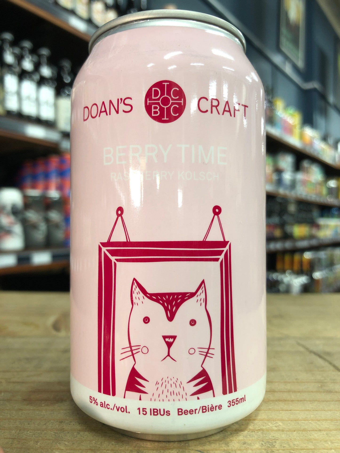 Doan's Berry Time Raspberry Kolsch 355ml Can