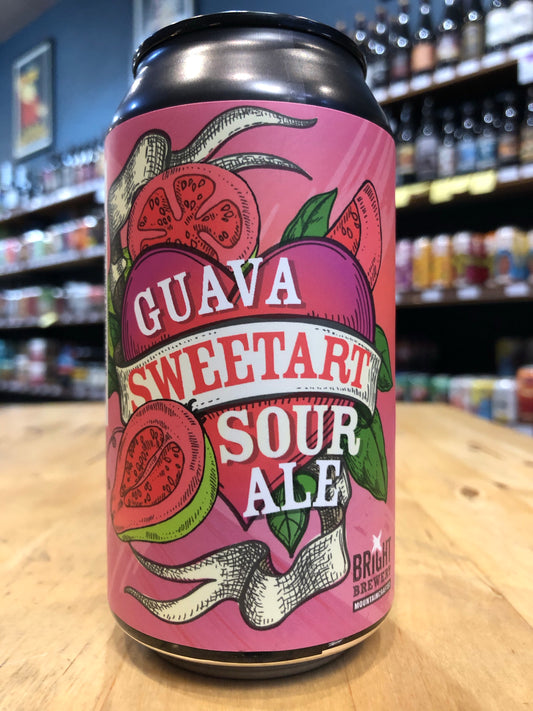 Bright Brewery Guava Sweetart Sour Ale 375ml Can