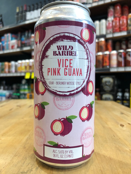 Wild Barrel Vice Pink Guava 473ml Can